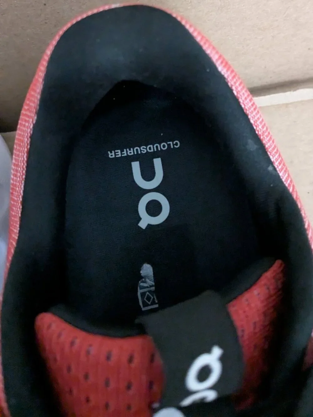On Running Cloudsurfer In Auburn/Frost Women's Shoes Size 9.5